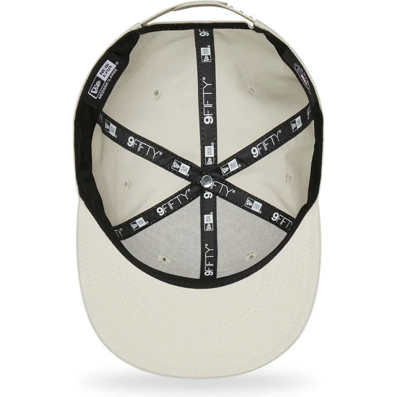 kasketter-flad-beige-snapback-9fifty-league-essential-fra-new-york-yankees-mlb-af-new-era