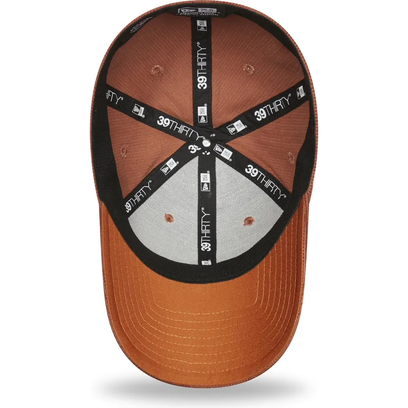 kasketter-buet-brun-tilpasset-39thirty-cord-fra-new-york-yankees-mlb-af-new-era