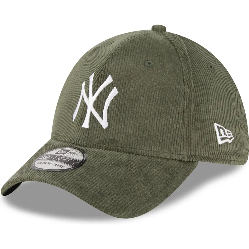 kasketter-buet-gron-tilpasset-39thirty-cord-fra-new-york-yankees-mlb-af-new-era