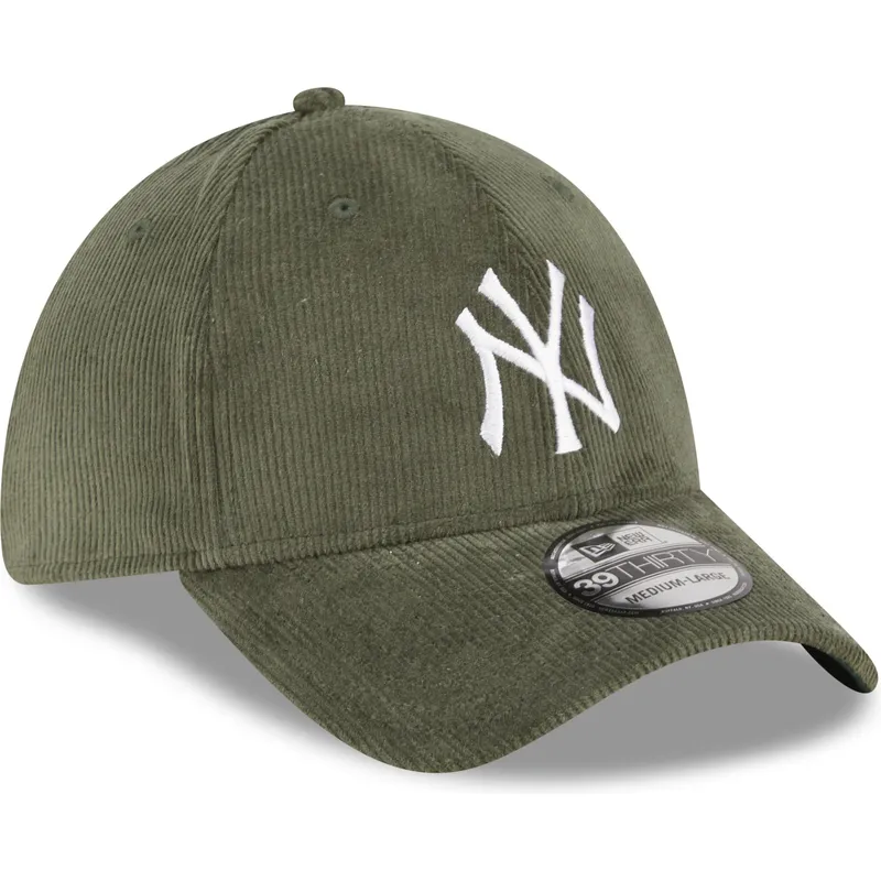 kasketter-buet-gron-tilpasset-39thirty-cord-fra-new-york-yankees-mlb-af-new-era