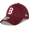 kasketter-buet-rod-tilpasset-39thirty-cord-fra-boston-red-sox-mlb-af-new-era