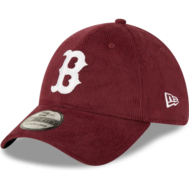 kasketter-buet-rod-tilpasset-39thirty-cord-fra-boston-red-sox-mlb-af-new-era kasketter-buet-rod-tilpasset-39thirty-cord-fra-boston-red-sox-mlb-af-new-era