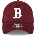 kasketter-buet-rod-tilpasset-39thirty-cord-fra-boston-red-sox-mlb-af-new-era