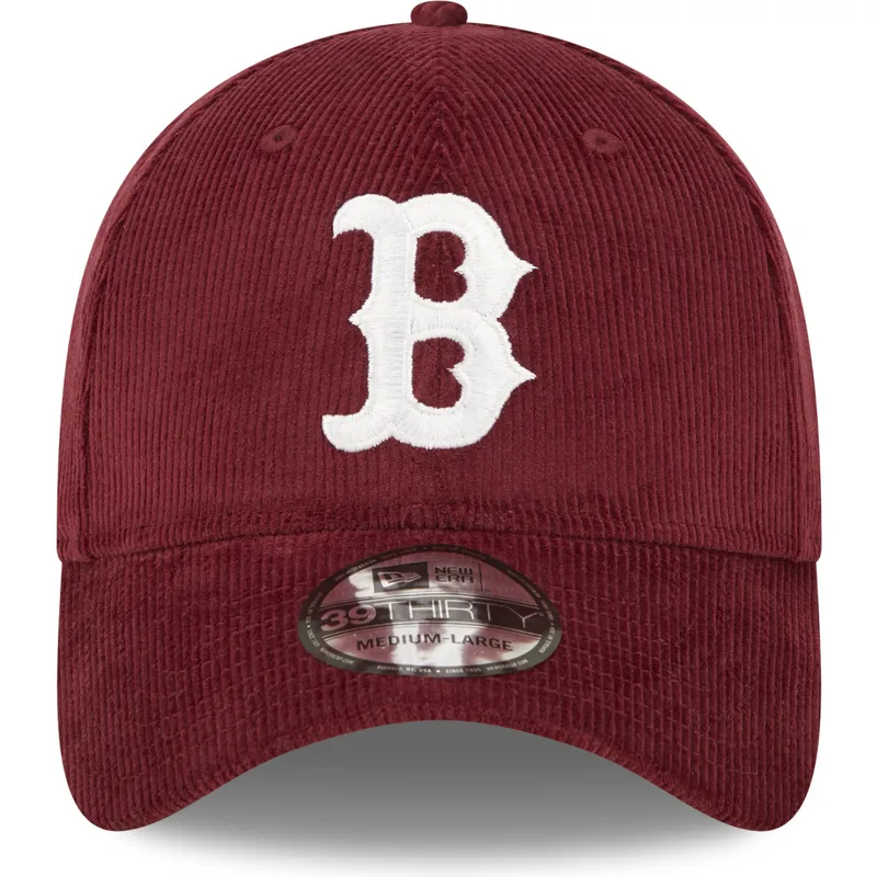 kasketter-buet-rod-tilpasset-39thirty-cord-fra-boston-red-sox-mlb-af-new-era kasketter-buet-rod-tilpasset-39thirty-cord-fra-boston-red-sox-mlb-af-new-era
