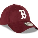 kasketter-buet-rod-tilpasset-39thirty-cord-fra-boston-red-sox-mlb-af-new-era