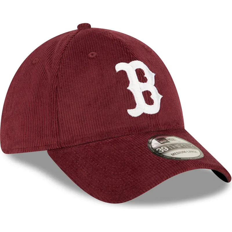 kasketter-buet-rod-tilpasset-39thirty-cord-fra-boston-red-sox-mlb-af-new-era kasketter-buet-rod-tilpasset-39thirty-cord-fra-boston-red-sox-mlb-af-new-era