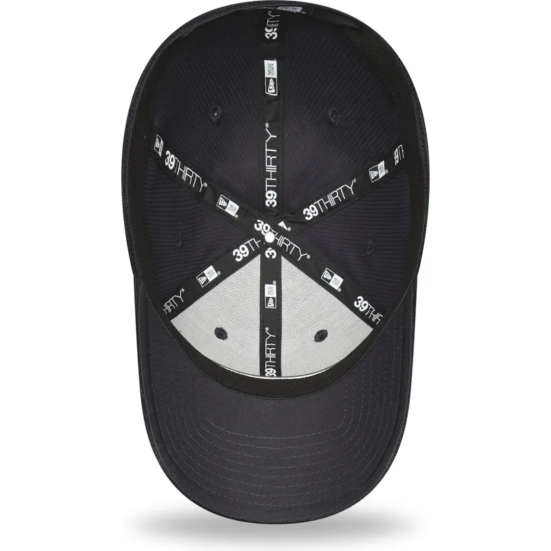 kasketter-buet-marinebla-tilpasset-39thirty-cord-fra-new-york-yankees-mlb-af-new-era