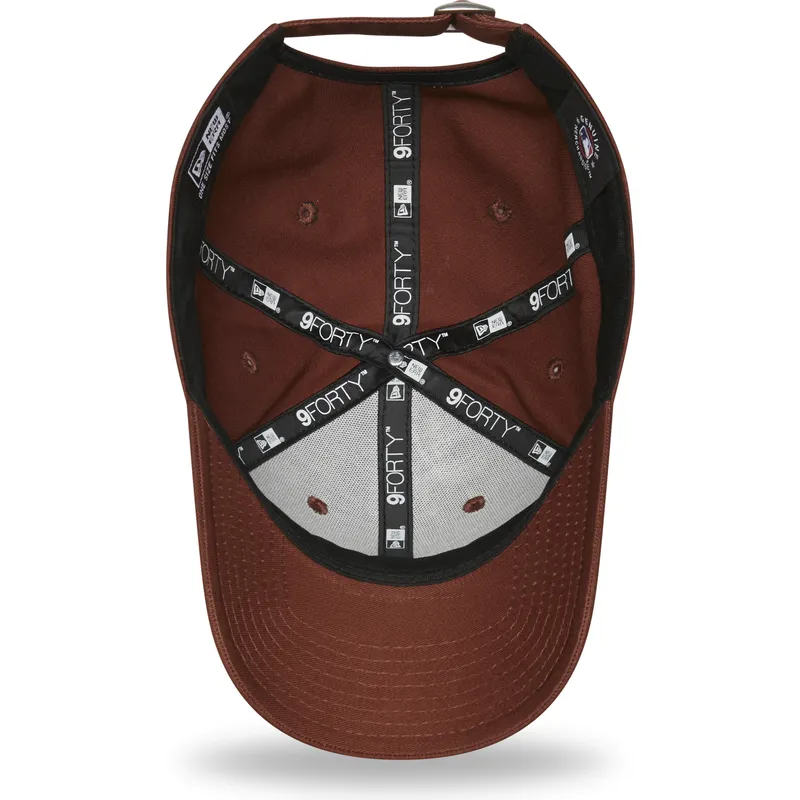 kasketter-buet-brun-justerbar-rem-9forty-league-essential-fra-new-york-yankees-mlb-af-new-era