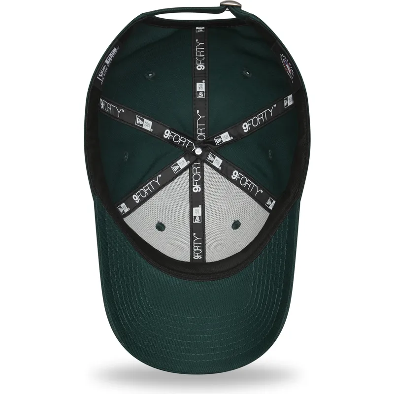 kasketter-buet-gron-justerbar-rem-marron-9forty-league-essential-fra-los-angeles-dodgers-mlb-af-new-era
