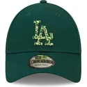 kasketter-buet-gron-justerbar-rem-9forty-seasonal-infill-fra-los-angeles-dodgers-mlb-af-new-era