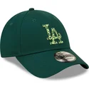 kasketter-buet-gron-justerbar-rem-9forty-seasonal-infill-fra-los-angeles-dodgers-mlb-af-new-era