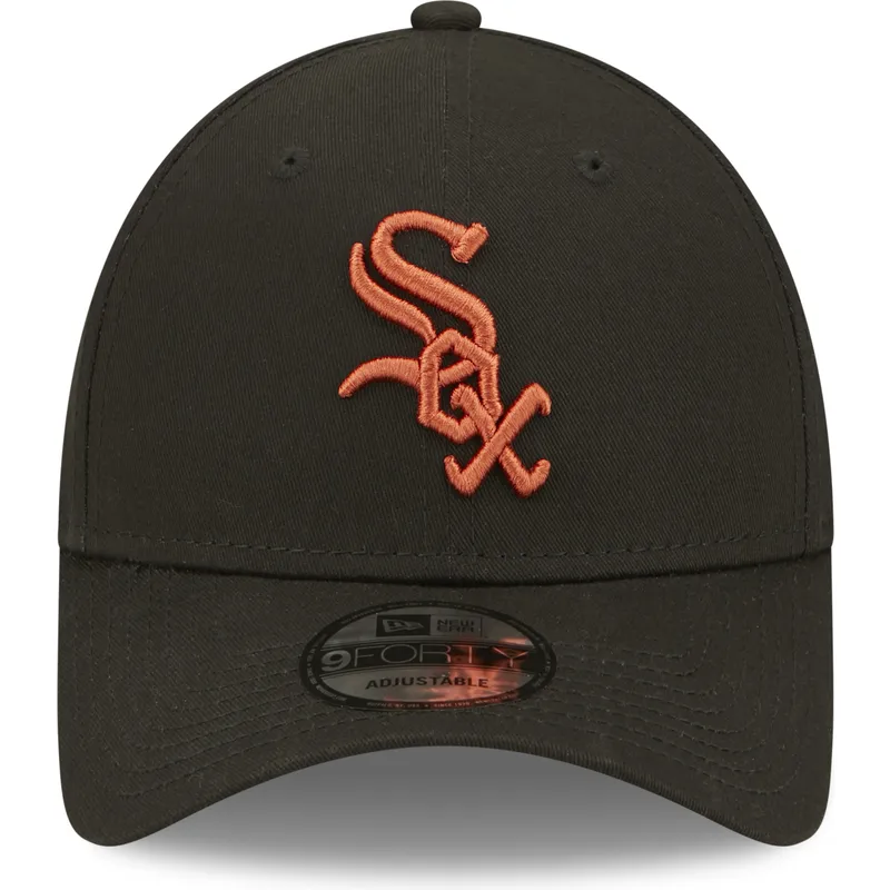 kasketter-buet-sort-justerbar-rem-marron-9forty-league-essential-fra-chicago-white-sox-mlb-af-new-era kasketter-buet-sort-justerbar-rem-marron-9forty-league-essential-fra-chicago-white-sox-mlb-af-new-era