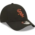 kasketter-buet-sort-justerbar-rem-marron-9forty-league-essential-fra-chicago-white-sox-mlb-af-new-era