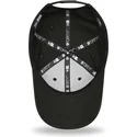 sort-buet-snapback-kasket-med-gront-logo-9forty-neon-pack-repreve-fra-new-york-yankees-mlb-fra-new-era