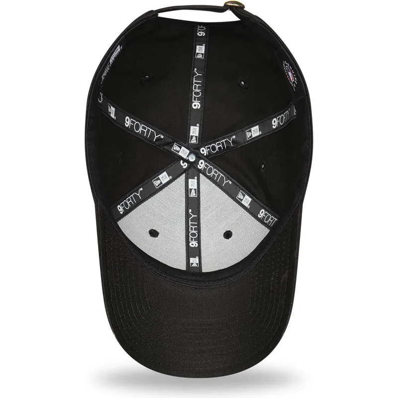 kasketter-buet-sort-justerbar-rem-dorado-9forty-metallic-fra-los-angeles-dodgers-mlb-af-new-era
