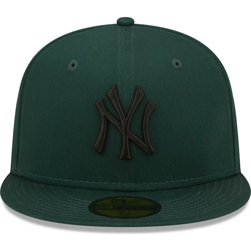 kasketter-flad-gron-tilpasset-59fifty-league-essential-fra-new-york-yankees-mlb-af-new-era