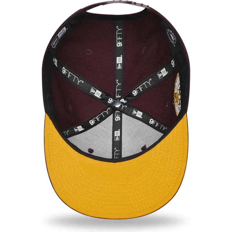 kasketter-flad-rod-snapback-granate-9fifty-ny-apple-fra-new-york-yankees-mlb-af-new-era