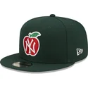 kasketter-flad-gron-snapback-9fifty-ny-apple-fra-new-york-yankees-mlb-af-new-era