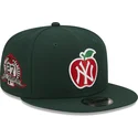 kasketter-flad-gron-snapback-9fifty-ny-apple-fra-new-york-yankees-mlb-af-new-era