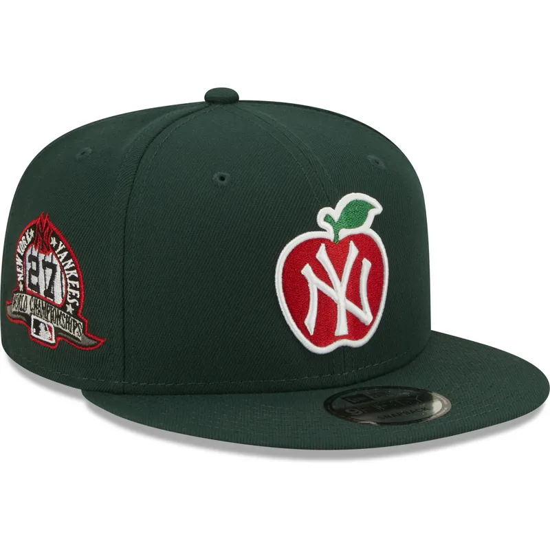 kasketter-flad-gron-snapback-9fifty-ny-apple-fra-new-york-yankees-mlb-af-new-era