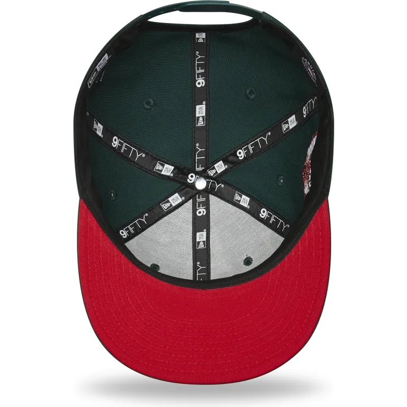 kasketter-flad-gron-snapback-9fifty-ny-apple-fra-new-york-yankees-mlb-af-new-era