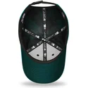 morkegron-justerbar-buet-kasket-med-sort-logo-9forty-plaid-fra-los-angeles-dodgers-mlb-fra-new-era