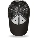 sort-justerbar-kasket-med-buet-skygge-og-sort-logo-9forty-plaid-new-york-yankees-mlb-fra-new-era