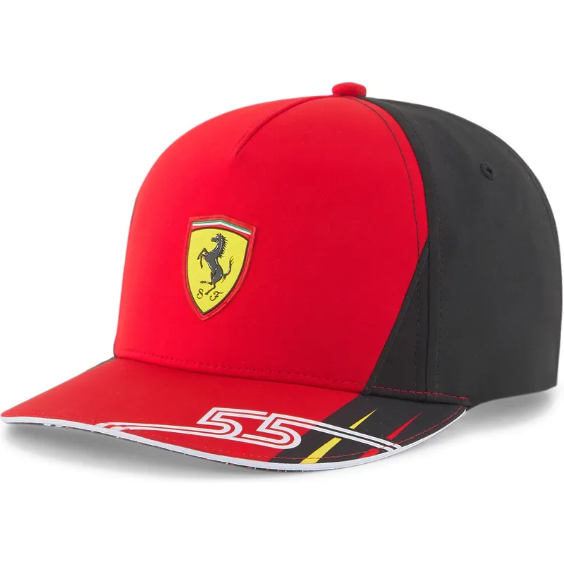 kasketter-buet-rod-snapback-sf-carlos-sainz-fra-ferrari-formula-1-af-puma