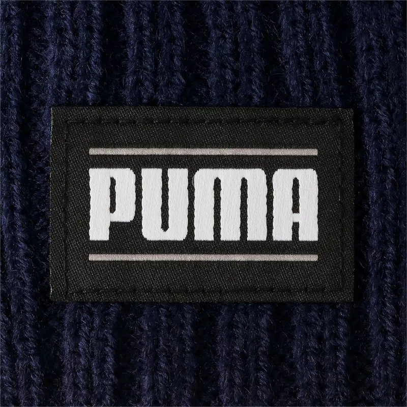 puma-ribbed-classic-cuff-navy-blue-beanie