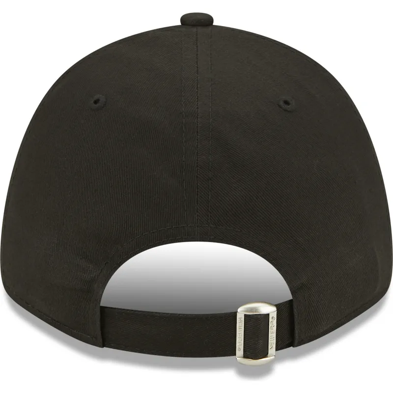 sort-justerbar-curved-kasket-med-gront-logo-9forty-league-essential-fra-new-york-yankees-mlb-fra-new-era