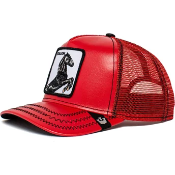 trucker-kasket-rod-hest-stallion-cherry-mustang-the-farm-fra-goorin-bros