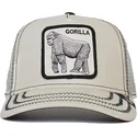 hvid-trucker-kasket-gorilla-gorilla-band-boss-the-farm-fra-goorin-bros