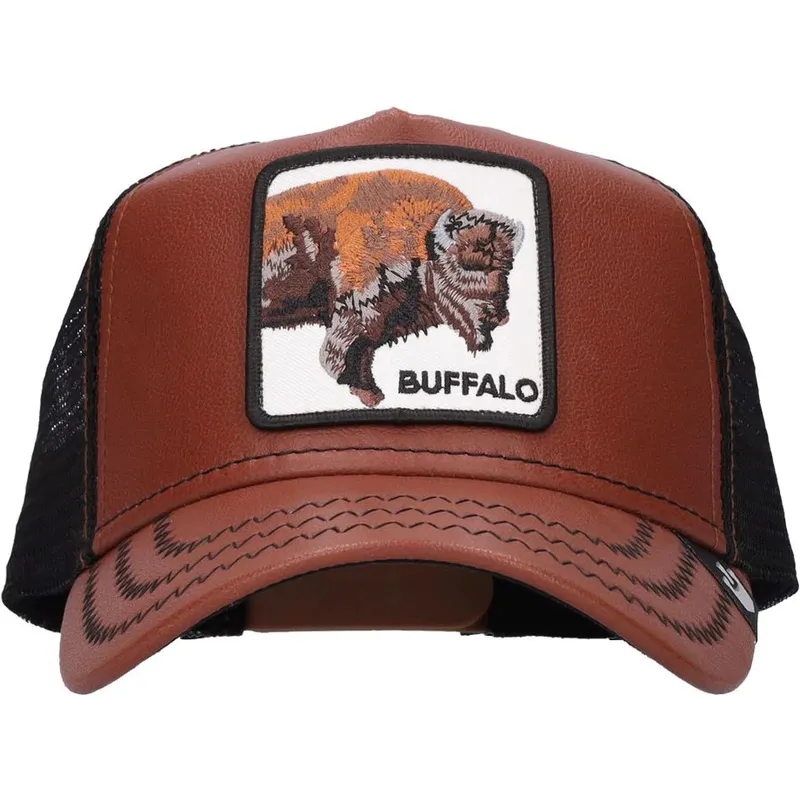 kasketter-buet-brun-snapback-the-farm-af-goorin-bros