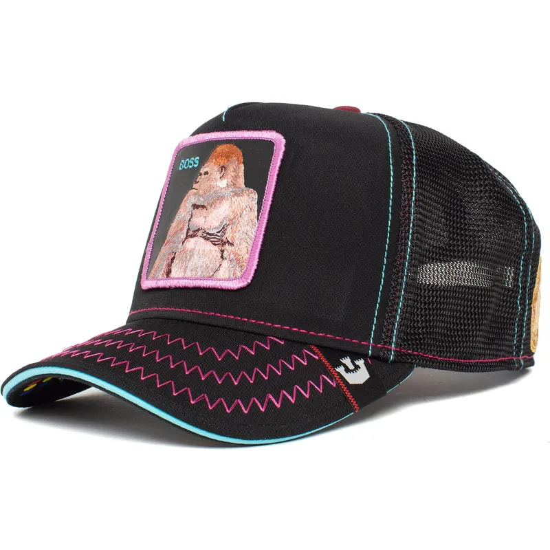 kasketter-buet-sort-snapback-the-farm-af-goorin-bros