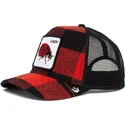 goorin-bros-lady-plaidy-bug-the-farm-rod-og-sort-marihone-trucker-kasket