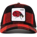goorin-bros-lady-plaidy-bug-the-farm-rod-og-sort-marihone-trucker-kasket