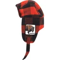 gorro-rod-og-sort-sherpa-boffel-buffalo-fluffalo-the-farm-fra-goorin-bros