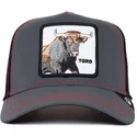 goorin-bros-the-farm-sort-trucker-kasket-med-refleks-og-tyr