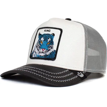 goorin-bros-king-sparkle-the-farm-hvid-og-sort-trucker-kasket-med-tiger