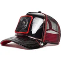 gorra-trucker-sort-panter-black-panther-power-forever-patent-leather-the-farm-fra-goorin-bros