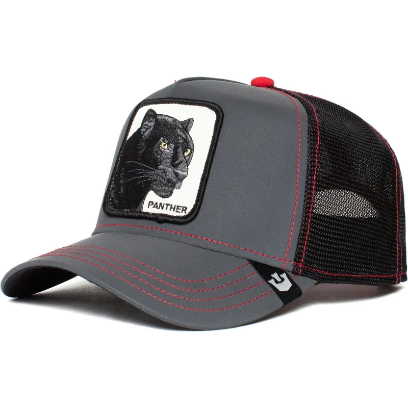 trucker-kasket-sort-panter-black-panther-reflective-the-farm-fra-goorin-bros
