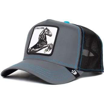 sort-trucker-kasket-hest-stallion-reflective-the-farm-fra-goorin-bros