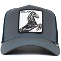 sort-trucker-kasket-hest-stallion-reflective-the-farm-fra-goorin-bros