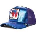 kasketter-buet-bla-snapback-pez-luchador-fra-siam-fighter-blue-light-metallic-the-farm-the-farm-af-goorin-bros