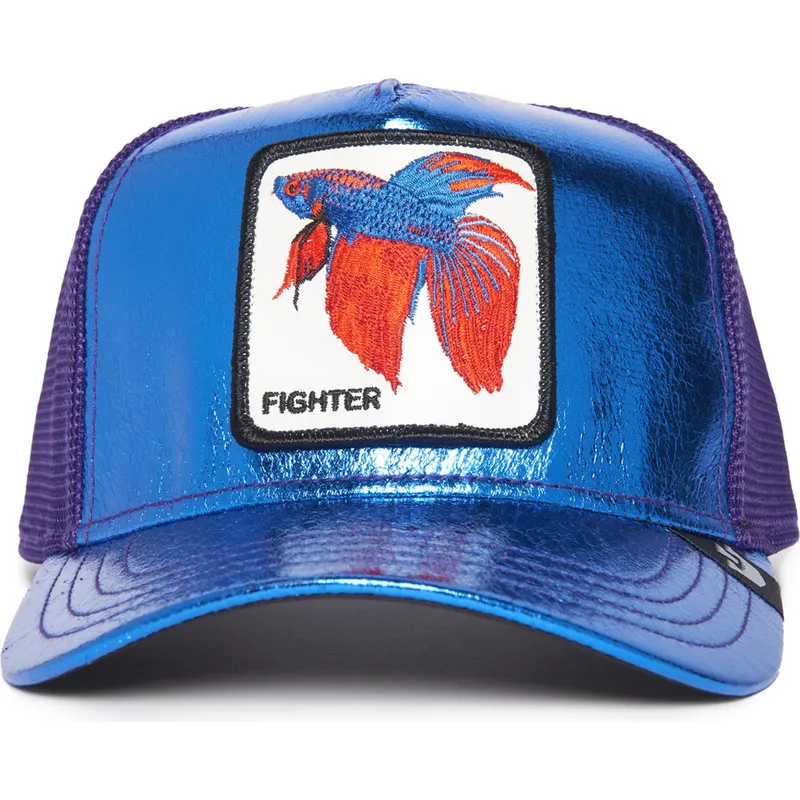 kasketter-buet-bla-snapback-pez-luchador-fra-siam-fighter-blue-light-metallic-the-farm-the-farm-af-goorin-bros kasketter-buet-bla-snapback-pez-luchador-fra-siam-fighter-blue-light-metallic-the-farm-the-farm-af-goorin-bros