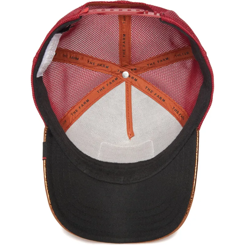 trucker-kasket-orange-og-rod-tiger-spotlight-metallic-the-farm-fra-goorin-bros