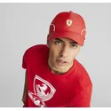 kasketter-buet-rod-justerbar-rem-sptwr-race-b-fra-ferrari-formula-1-af-puma