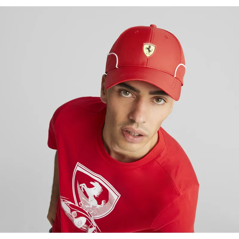kasketter-buet-rod-justerbar-rem-sptwr-race-b-fra-ferrari-formula-1-af-puma