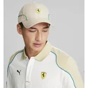 beige-justerbar-kasket-med-buet-skygge-sptwr-race-b-af-ferrari-formel-1-fra-puma
