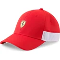 rod-og-hvid-justerbar-sptwr-race-bb-kasket-fra-ferrari-formel-1-af-puma